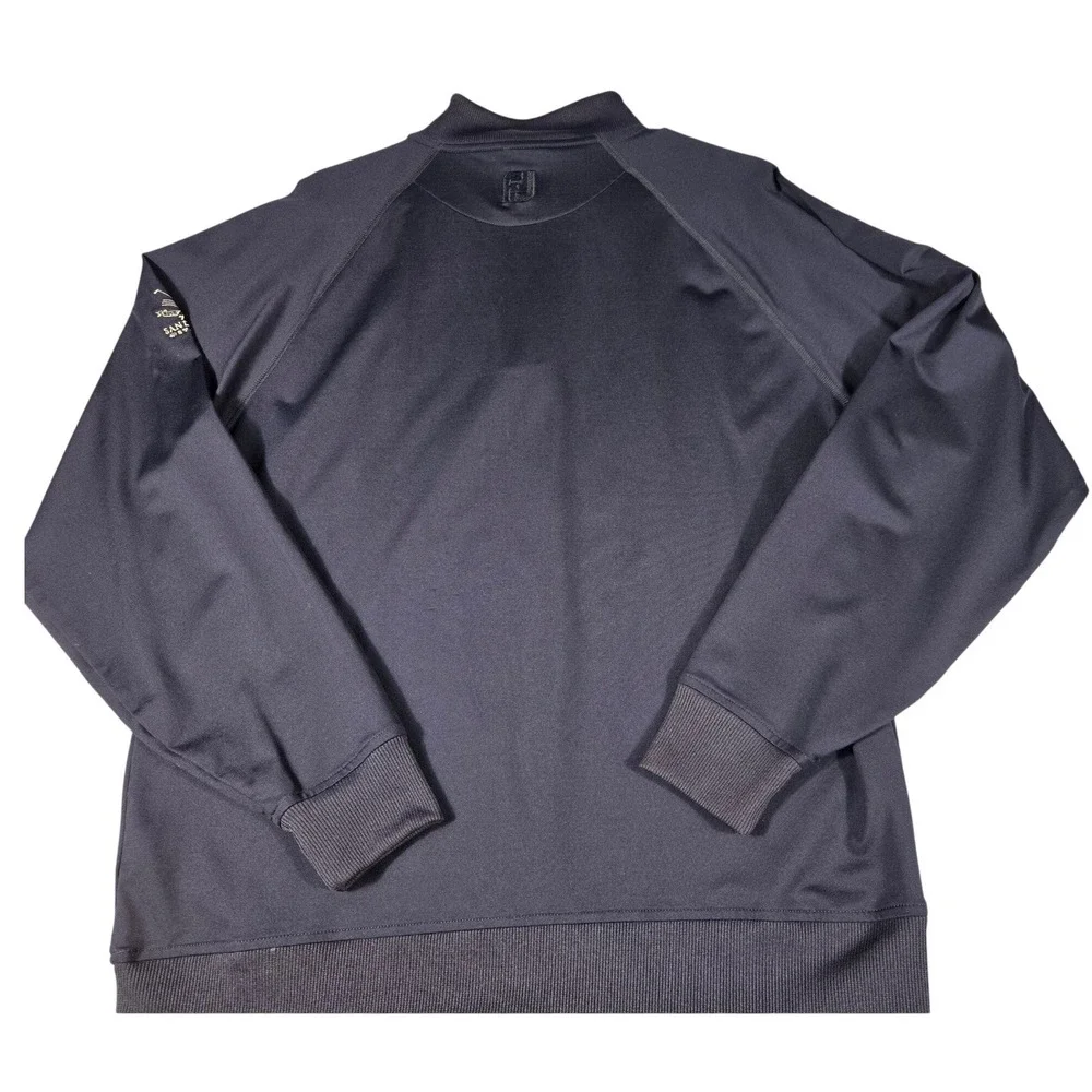 FootJoy Mens Navy Blue Performance Quarter Zip Golf Pullover 1004869